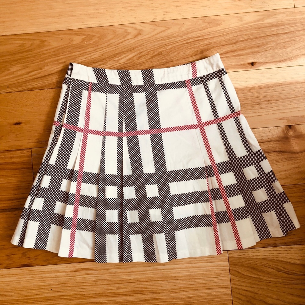Vintage Burberry Pleated Skort